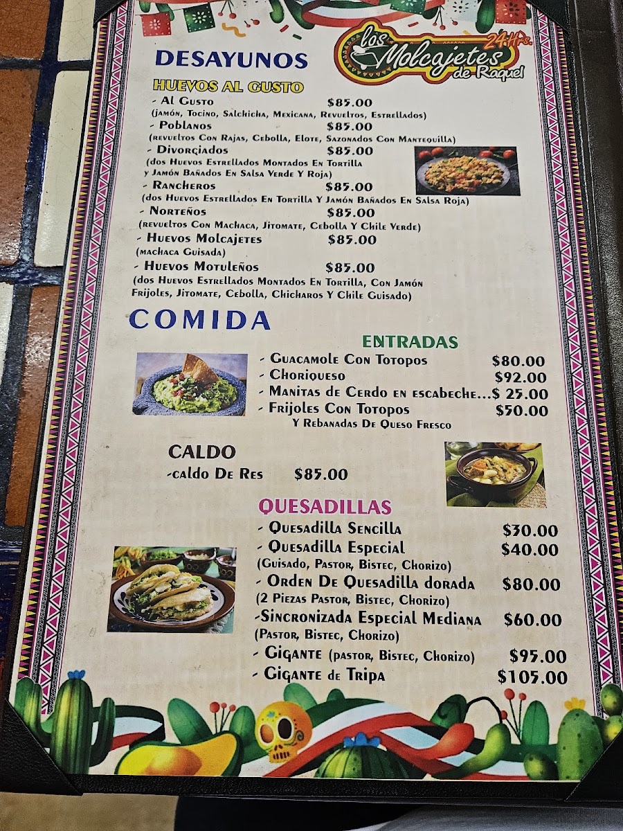Los Molcajetes de Raquel Menu - Image 2
