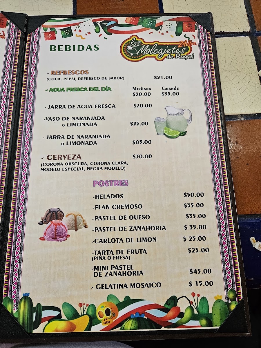 Los Molcajetes de Raquel Menu - Image 3