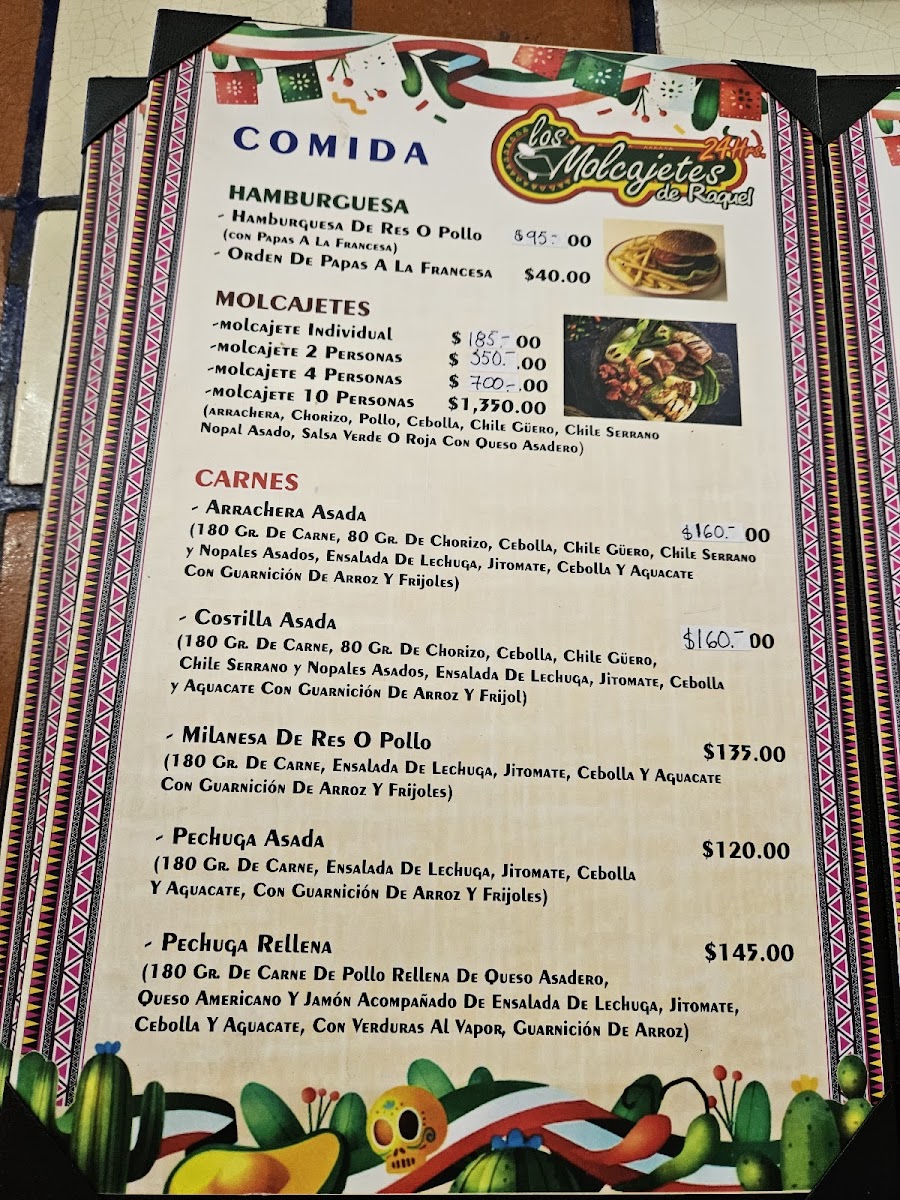 Los Molcajetes de Raquel Menu - Image 4